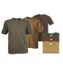 Pack 3 Tee shirt Uni Militaire pour homme 100% coton