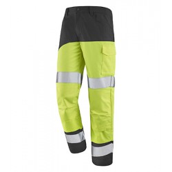 Pantalon FLUO SAFE XP jaune/gris