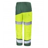 Pantalon FLUO SAFE XP jaune/vert amazonie